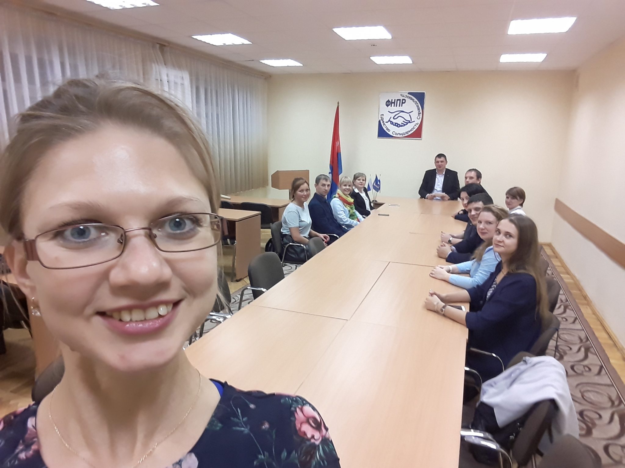 Профсоюзная молодежь встретилась с председателем Профобъединения С.Соловьевым